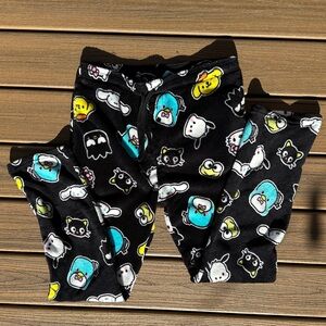 Sanrio Pajama PJ Pants Cinnamoroll Chococat Badtz Maru Size L Large Fleece